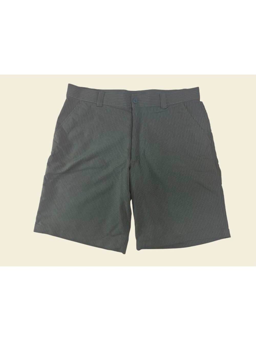 Under Armour Mens HeatGear Green Striped Shorts 38